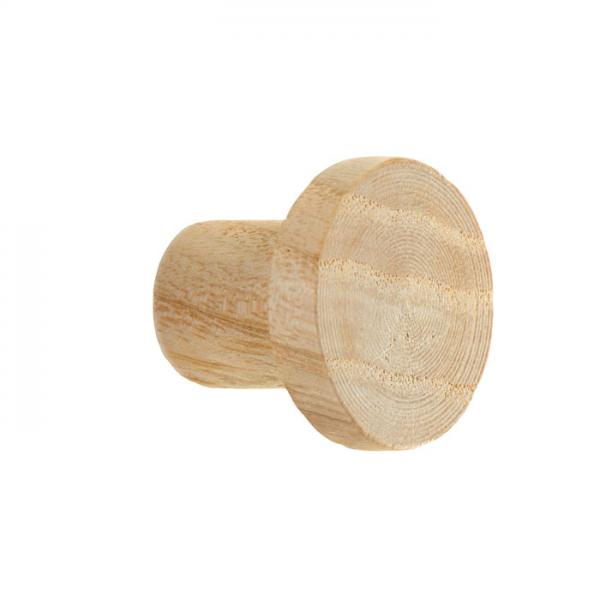 Beslagsboden B407 møbelknop i træ - Lys ask