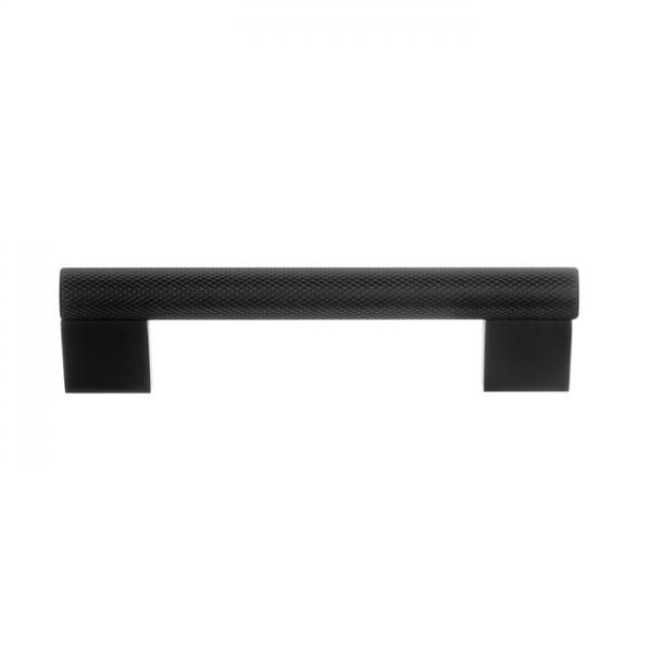 B651 Railing Beslagsboden B651 møbelgreb m/crystal cut - Mat sort - VVS nr.: BB651