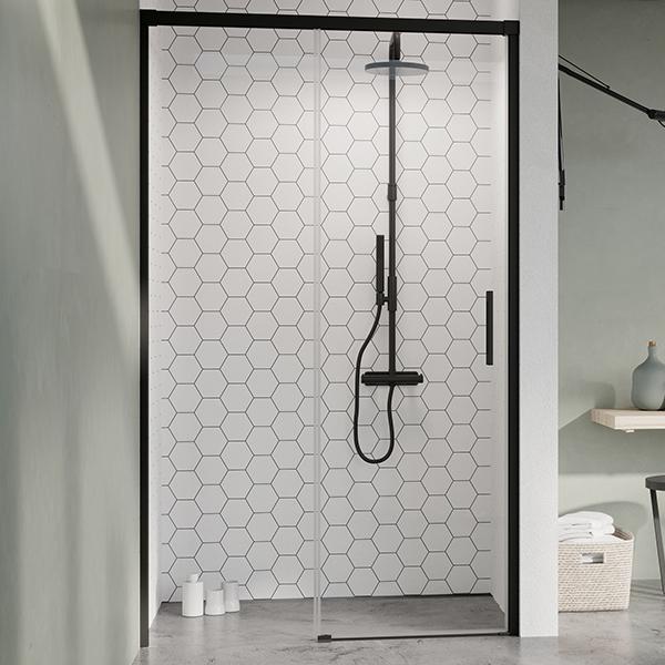 Str&oslash;mberg Slide 22 skyded&oslash;r nichel&oslash;sning 1300 mm - Mat sort