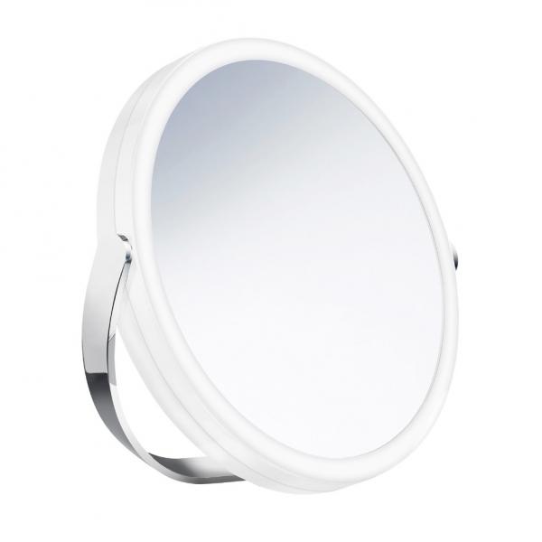 Smedbo Outline kosmetikspejl til bord m/LED og 7x forstørrelse - Krom