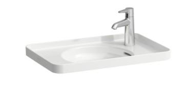 Laufen VAL 55 håndvask m/hanehul til højre og LLC- Nedfældning