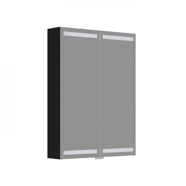 Dansani Level spejlskab 60 m/LED og lysstring - Eg noir Dansani Level spejlskab 60 m/LED og lysstring - Eg noir