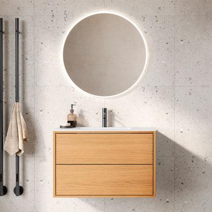 Str&oslash;mberg Nordic Handcrafted 80 underskab m/skuffer - Natural oak