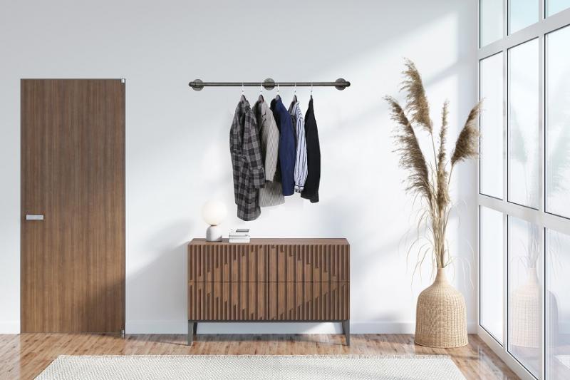 Simple Racks Williamsburg væghængt bøjlestang - 214 x 35 CM