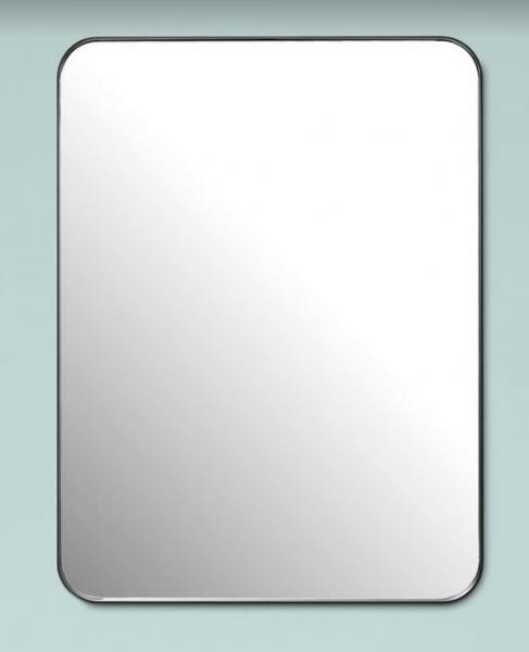 Cassøe spejl m/sort - 120x80 cm - Vendbart VVS SS12080