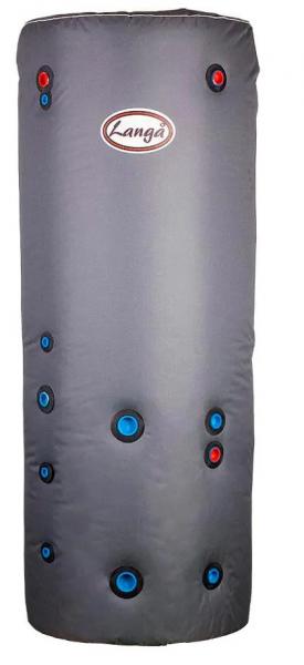 Langå dobbelt akkumuleringstank - 50+120 liter med sanitetsspiral