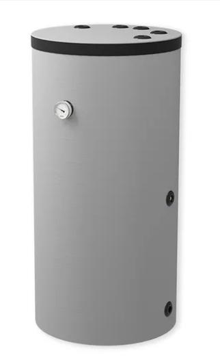 Varmtvandsbeholder - 200 L - Stor spiral - Til varmepumper