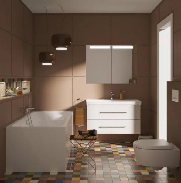 Villeroy & Boch Avento Rimless væghængt toilet m/Ceramic+ inkl. sæde - Hvid