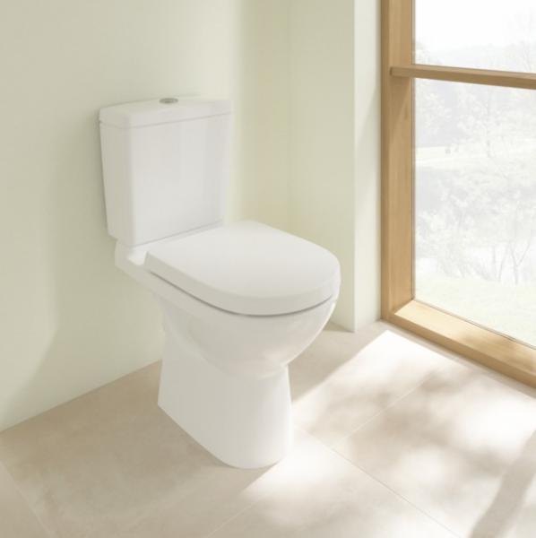 Villeroy & Boch O.Novo Rimless gulvstående toilet m/Ceramic+