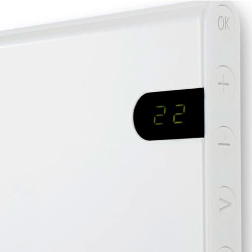 Adax Neo Basic varmeliste m/termostat 600W/400V - Uden stikprop - Hvid