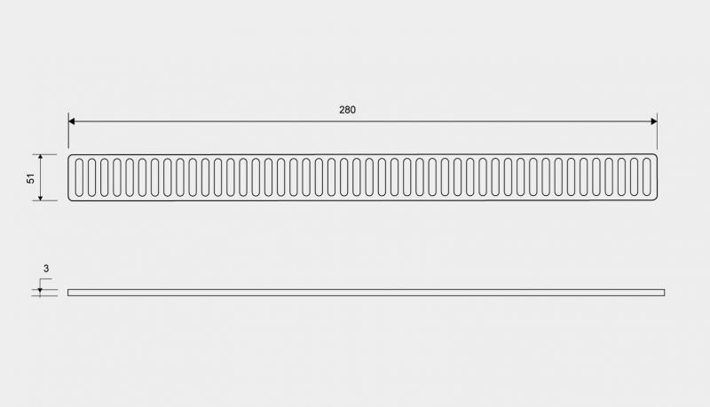 Unidrain Column rist - 300mm