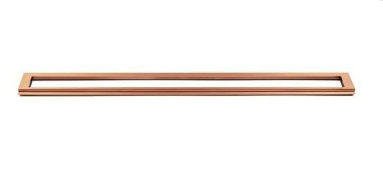 Unidrain Highline ramme - Børstet kobber - 700/10 mm