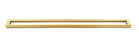Unidrain Highline ramme - Børstet messing - 900/15 mm
