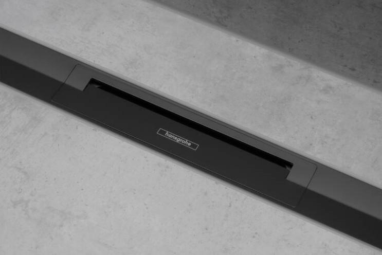 Hansgrohe RainDrain Flex 900mm afløb til fri placering - Mat sort