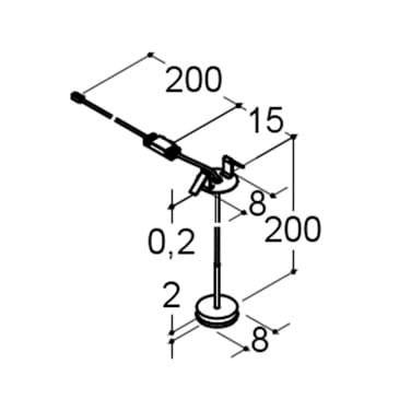 Dansani Jupiter loftslampe pendel LED t/trådlys styring - Krom