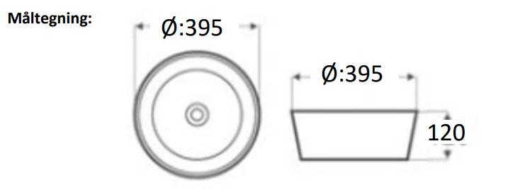 Cassøe Romano fritstående bowlevask - Glas/klar