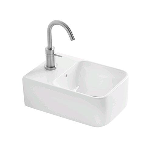 Lavabo Axa 1025 36 håndvask t/væg eller bord - 1 hanehul