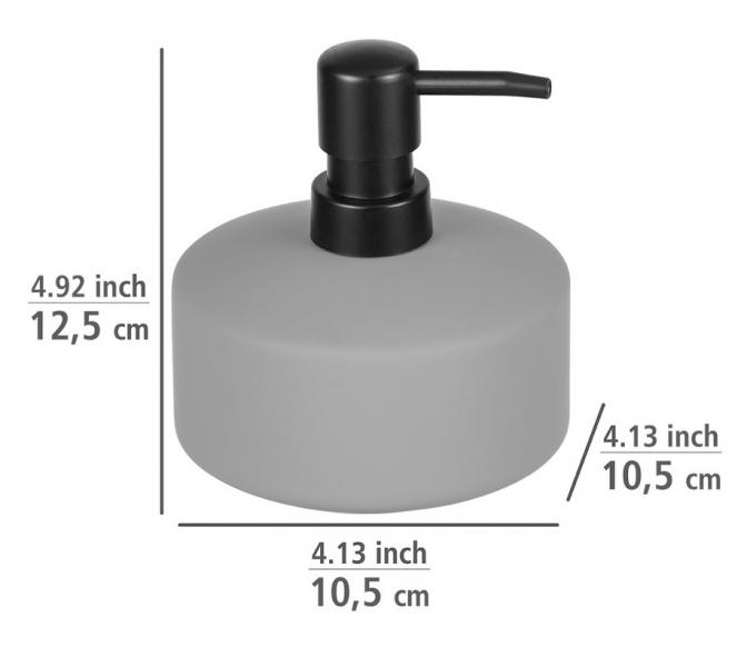Wenko Avellino keramik sæbedispenser - Grå