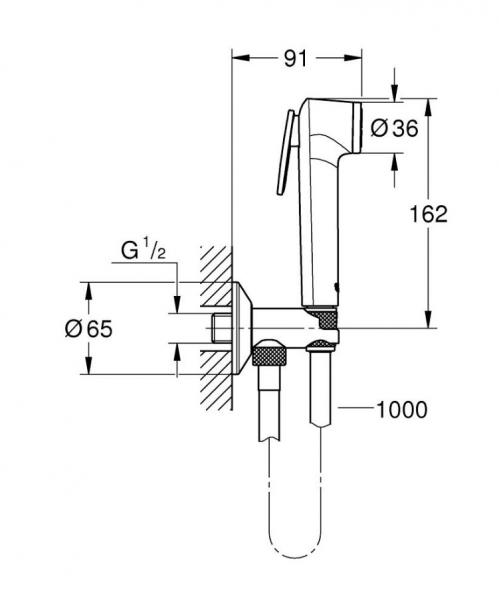 Grohe Tempesta håndbrusersæt