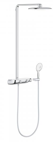Grohe Rainshower SmartControl 360 MONO brusesystem m/ termostat - Krom/hvid