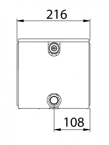 Unite konvektor T44 200 x 1400 mm - 21 kvm
