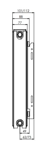 Unite Compact T21-700-2600 mm - 41 kvm