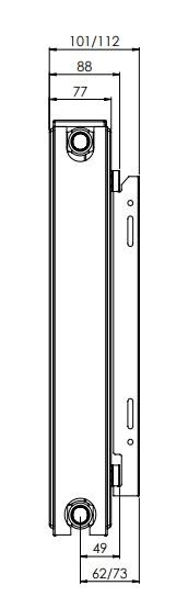 Unite Compact T22-600-700 mm - 12,5 kvm