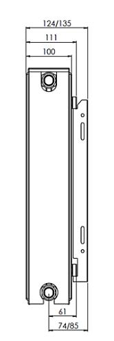 Altech C4 radiator 22 - 300 x 600 mm