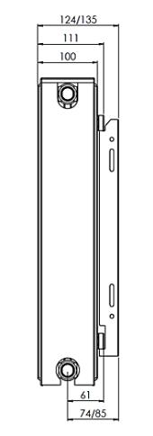 Altech C4 radiator 22 - 500 x 2400 mm