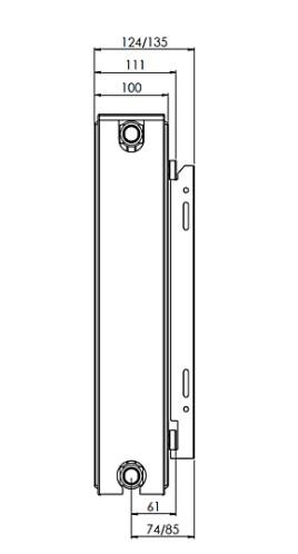 Altech C4 radiator 22 - 900 x 1000 mm
