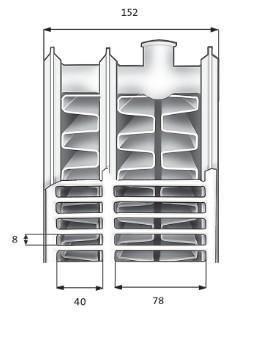 Purmo Compact C33-300-3000MM - 38 kvm