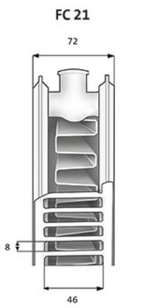 Purmo Plan Compact FC21-500-700 mm - 7 kvm Purmo Plan Compact FC21-500-700 mm - 7 kvm