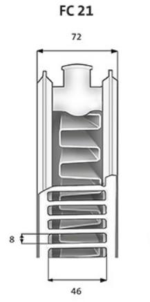 Purmo Plan Compact FC21-600-900 mm - 11 kvm