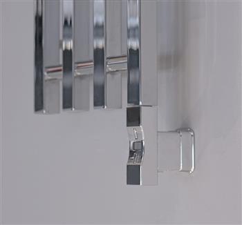 Kriss Nuvo 2 varmeelement m/boost og sparefunktion - Firkantet - 300w - Krom Kriss Nuvo 2 varmeelement m/boost og sparefunktion - Firkantet - 300w - Krom