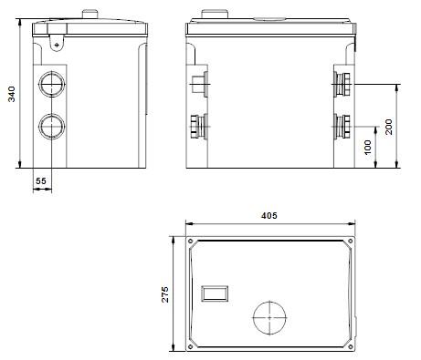 Grundfos Liftaway C40-1 f/KP pumpe