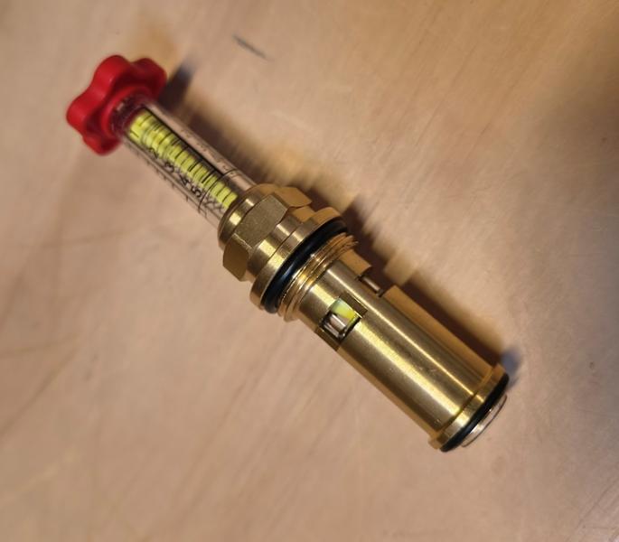 Wavin Flowmeter f/Tempower fordelerr.0-8 l/min.