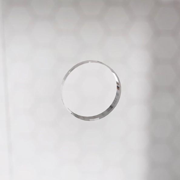 Bath nichedør - 80 cm - Klar glas/sort profil