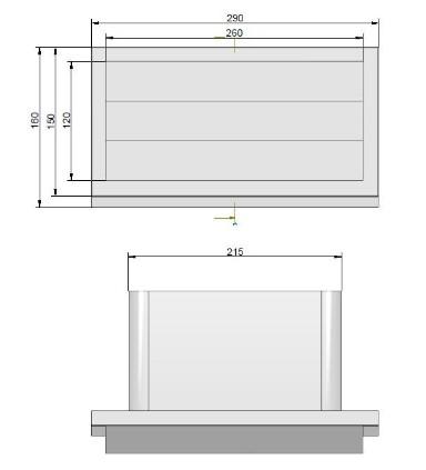 Eico facaderist 90x220 - Stål