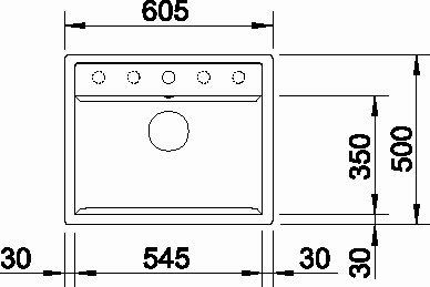Blanco Dalago 6-F MX k&oslash;kkenvask - Kaffe