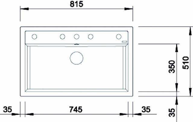 Blanco Dalago 8 MX køkkenvask - Hvid