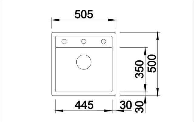 Blanco Dalago 5-F køkkenvask - Klippegrå Blanco Dalago 5-F køkkenvask - Klippegrå