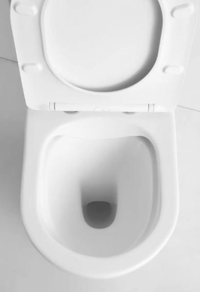 Lavabo Studio Back-To-Wall toilet m/soft close sæde - Hvid