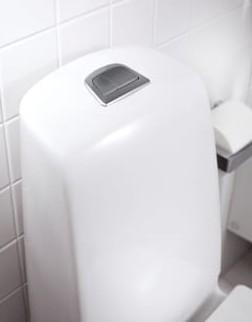 Gustavsberg lav trykknap Duo, krom til Nautic toilet fra 2010-2017