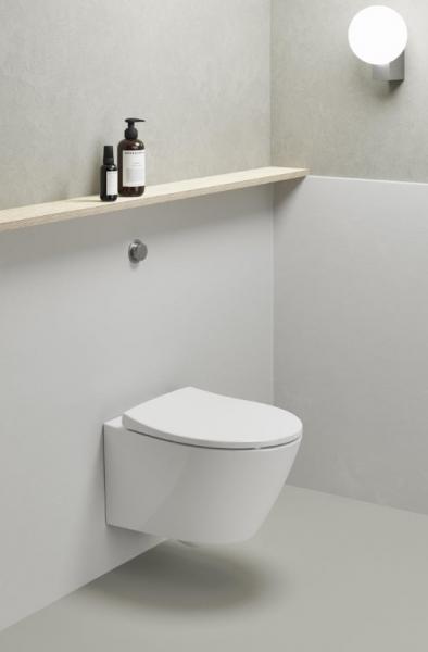 GSI Modo 52 kompakt væghængt toilet m/SwirlFlush og Extraglaze