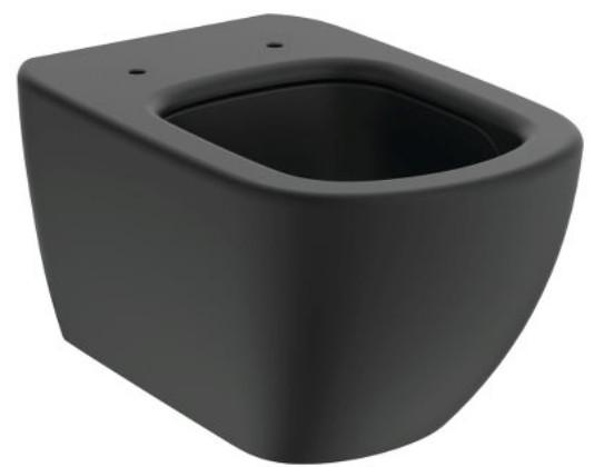 Ideal Standard Tesi hængeskål m/softclose sæde - Mat sort