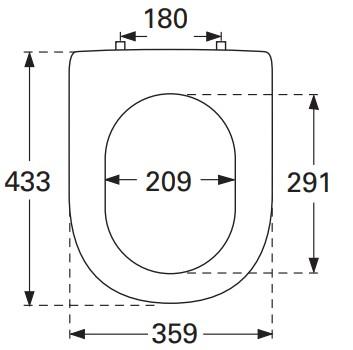 Villeroy & BochVilleroy & Boch Subway 2.0 toiletsæde m/quick release - Hvid