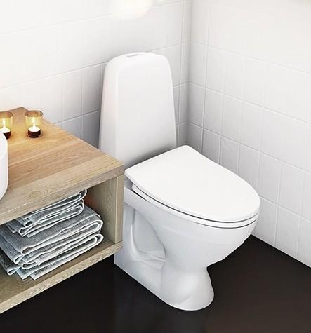 Pressalit Sign(ART) toiletsæde m/softclose og lift-off Topmonteret - Hvid