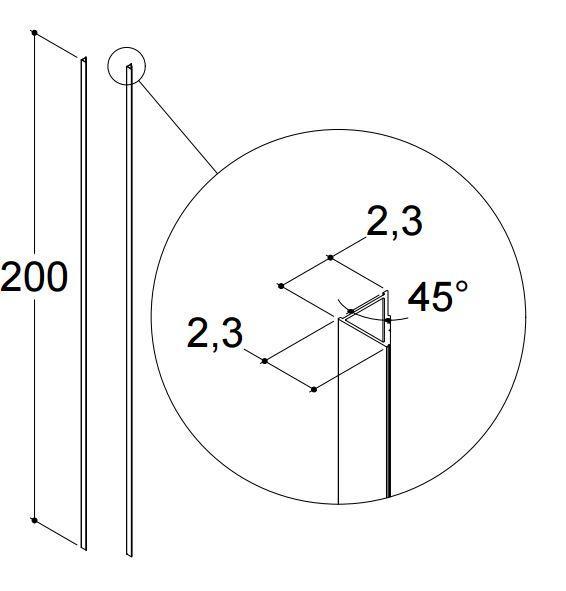 Dansani 45° kit t/Match (1 sæt)