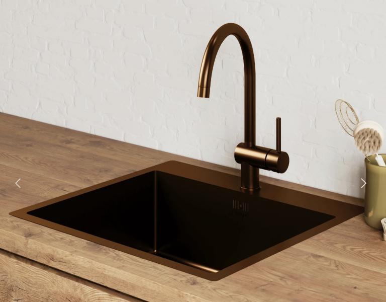 Lavabo Kubus 540 Soft køkkenvask - Bruneret messing Lavabo Kubus 540 Soft køkkenvask - Bruneret messing