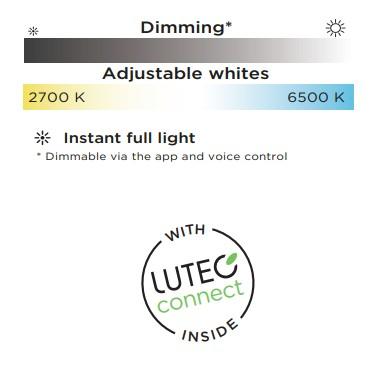 Lutec Fran Solar udendørs væglampe m/solceller og sensor - Mat sort